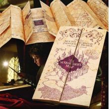 Гарри Поттер - Карта Мародёров (Harry Potter Map)